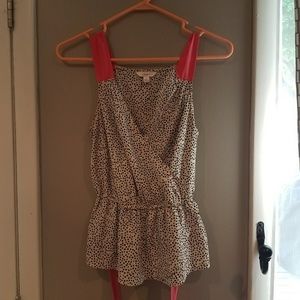 Candies Heart Print Tank